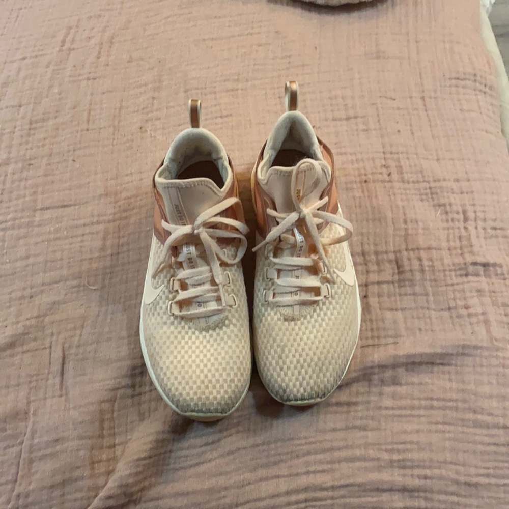 Pink Nike air max sneakers
